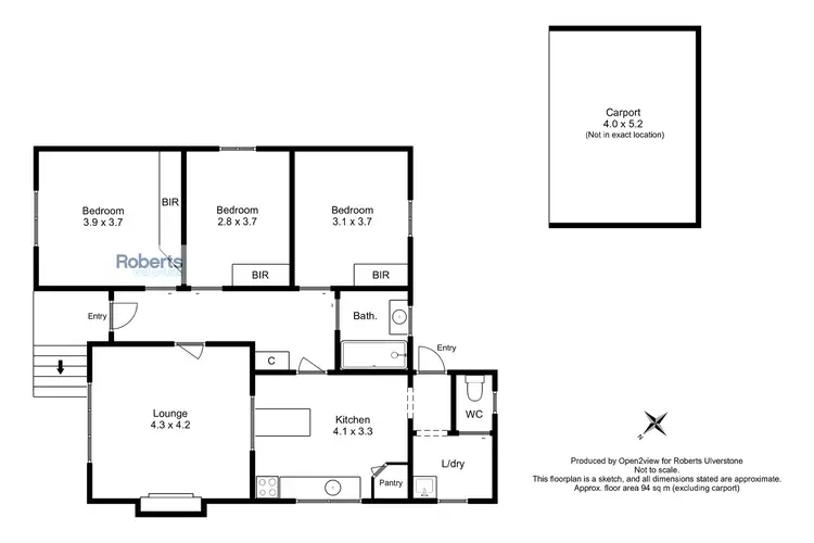 Floorplan of Homely house listing, 18 Truganini Street, Montello TAS 7320