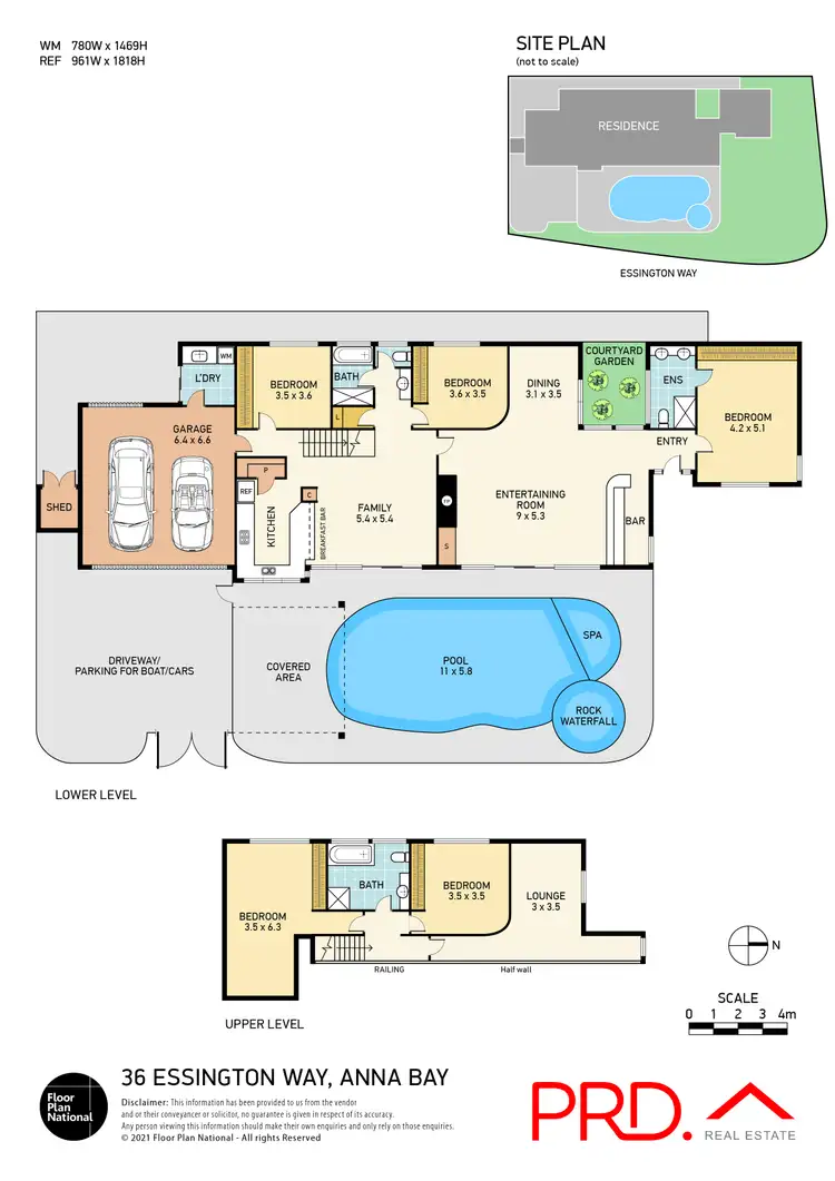 Floorplan of Homely house listing, 36 Essington Way, Anna Bay NSW 2316