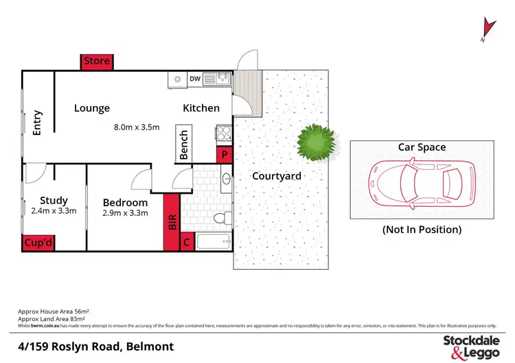 Floorplan of Homely apartment listing, 4/159 Roslyn Road, Belmont VIC 3216