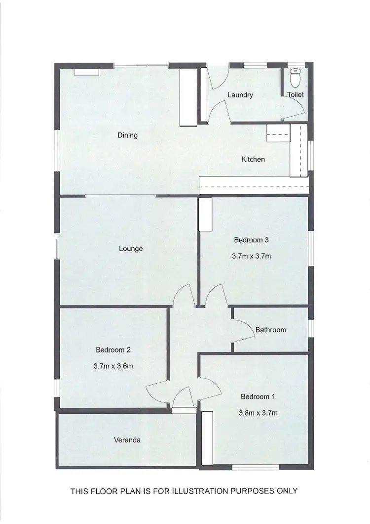 Floorplan of Homely house listing, 263 MESSAMURRAY ROAD, Naracoorte SA 5271