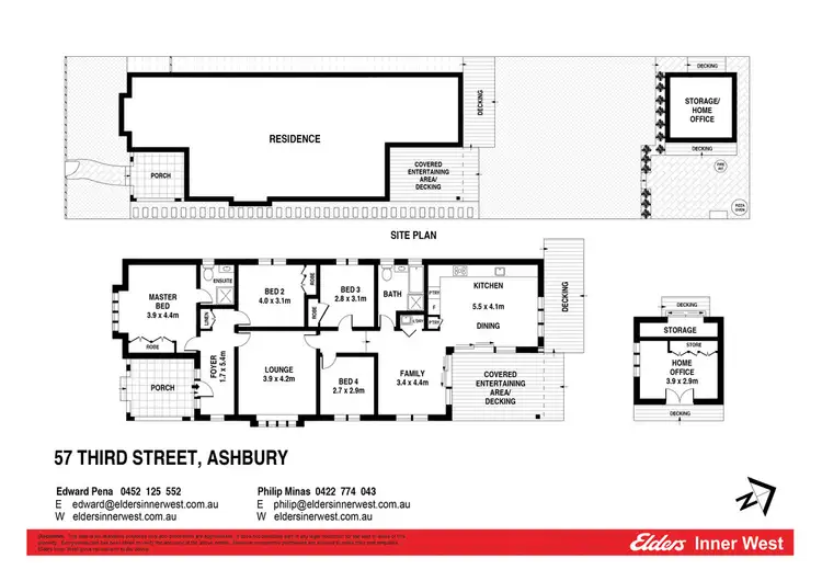 Floorplan of Homely house listing, 57 Third Street, Ashbury NSW 2193