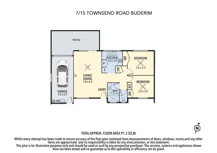 Floorplan of Homely villa listing, 7/15 Townsend Road, Buderim QLD 4556