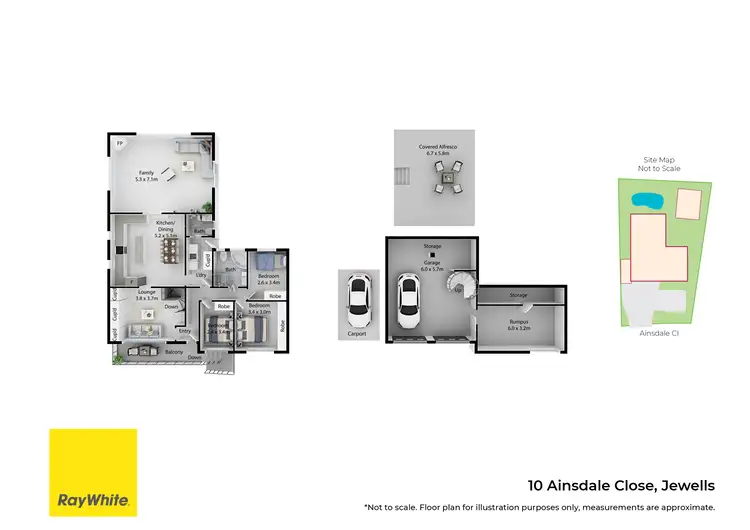 Floorplan of Homely house listing, 10 Ainsdale Close, Jewells NSW 2280