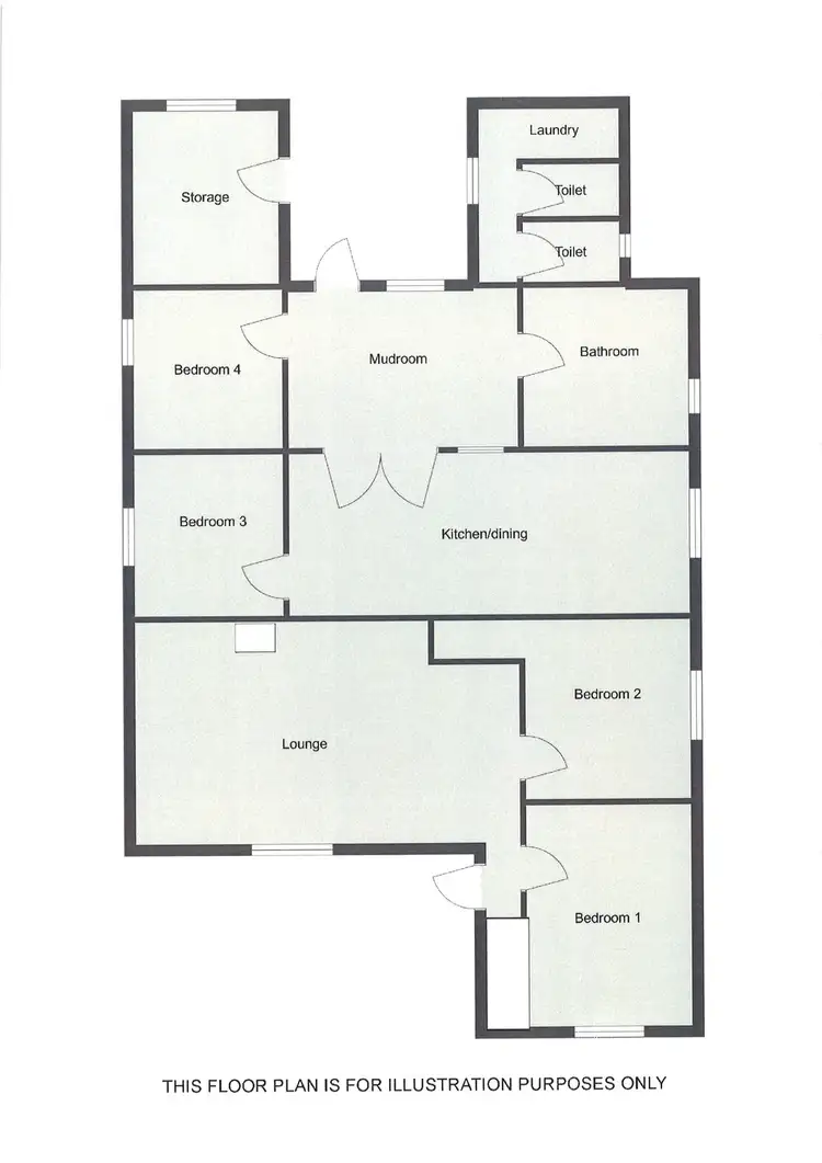 Floorplan of Homely house listing, 5 BROWN AVENUE, Naracoorte SA 5271