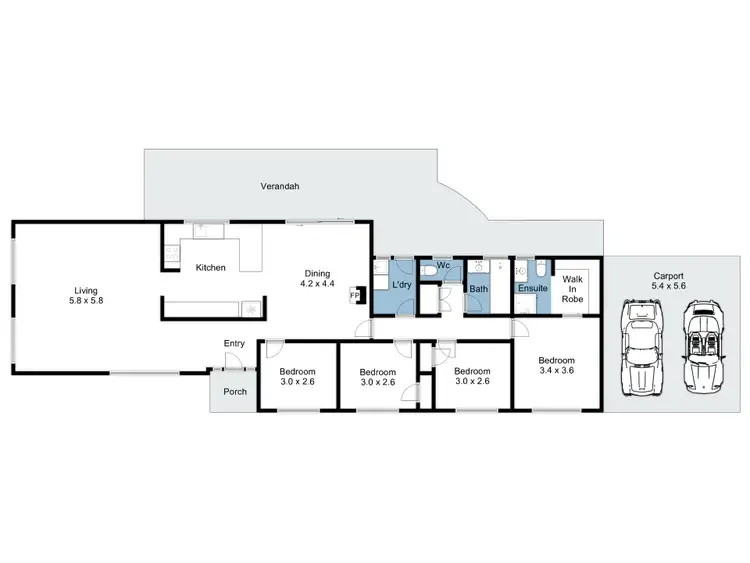 Floorplan of Homely house listing, 40 Palmerston Street, Baddaginnie VIC 3670