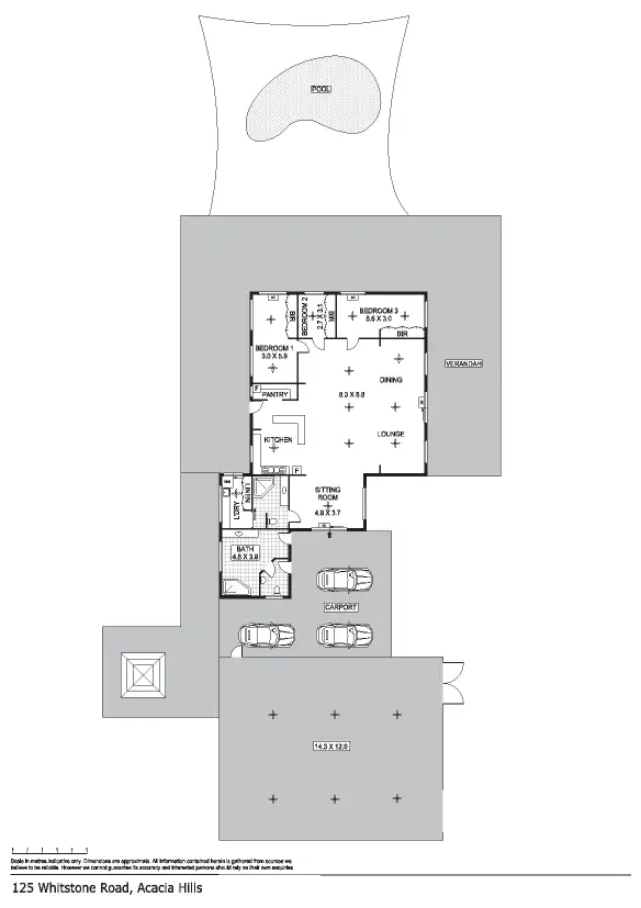 Floorplan of Homely house listing, 125 Whitstone Road, Acacia Hills NT 822