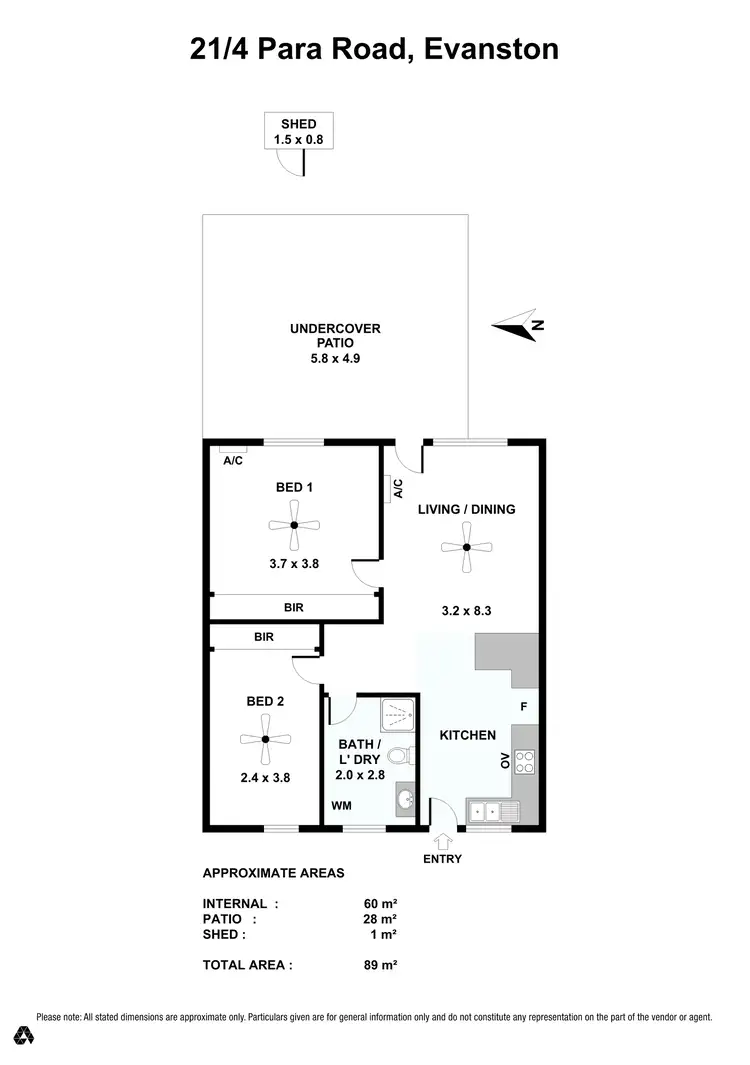 Floorplan of Homely unit listing, Unit 21, 4 Para Road, Evanston SA 5116