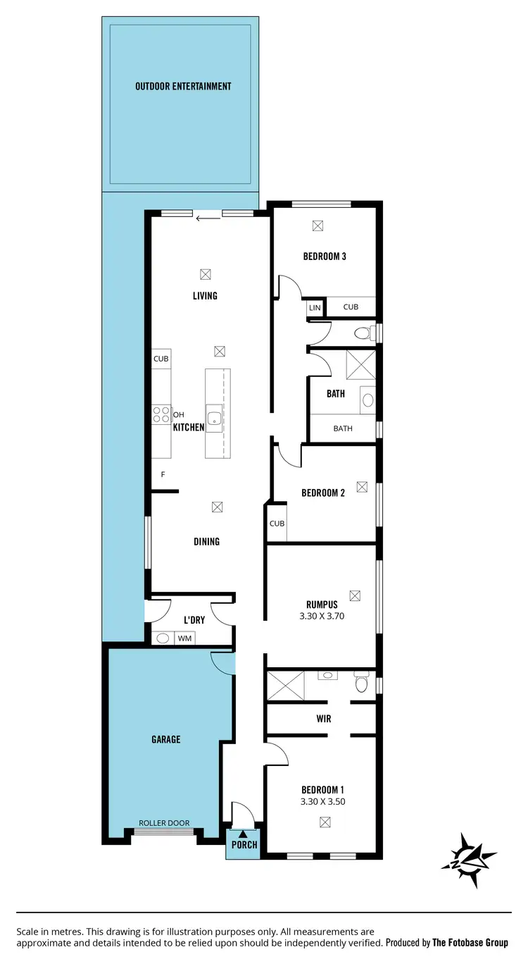 Floorplan of Homely house listing, 23 Hudson Drive, Munno Para West SA 5115
