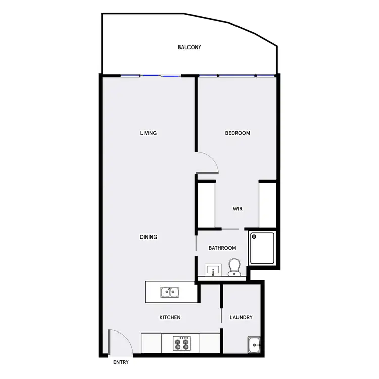 Floorplan of Homely apartment listing, 273/1 Anthony Rolfe Avenue, Gungahlin ACT 2912