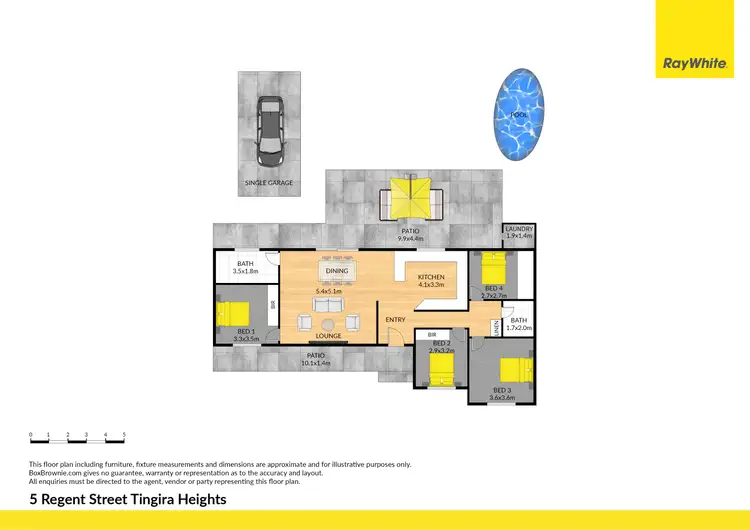 Floorplan of Homely house listing, 5 Regent Street, Tingira Heights NSW 2290