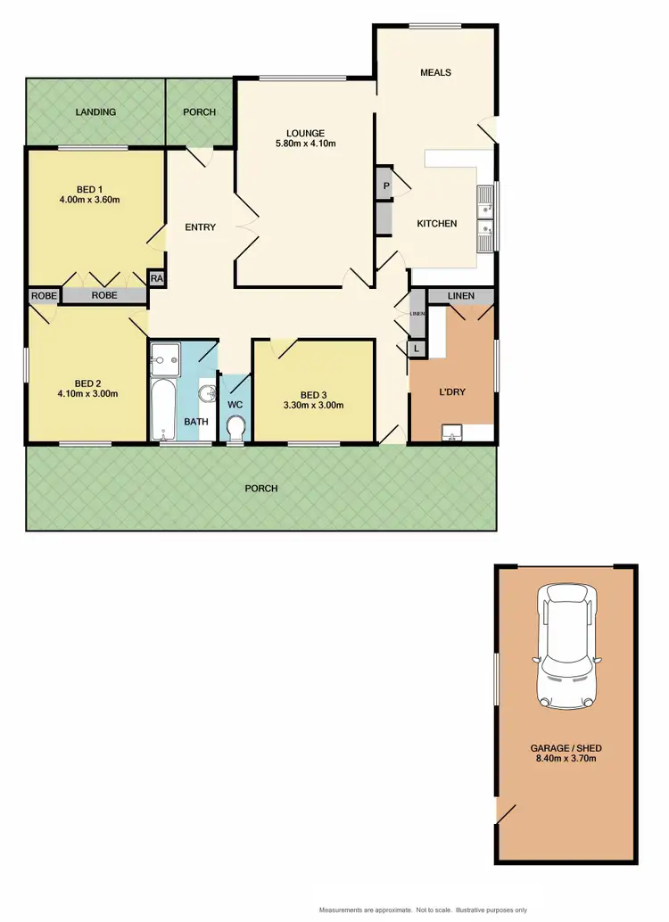 Floorplan of Homely house listing, 26 Arundel Street, Benalla VIC 3672