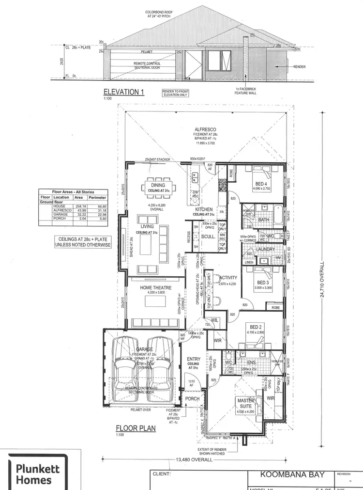 Floorplan of Homely house listing, 10 Chamaeleon Approach, Australind WA 6233