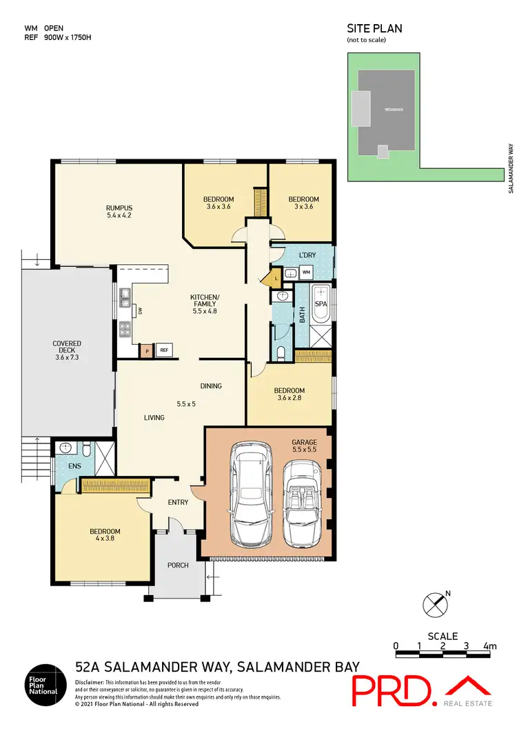 Floorplan of Homely house listing, 52a Salamander Way, Salamander Bay NSW 2317