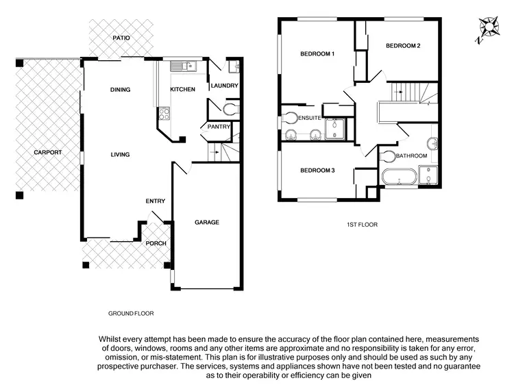 Floorplan of Homely townhouse listing, 23/10 Diane Court, Calamvale QLD 4116