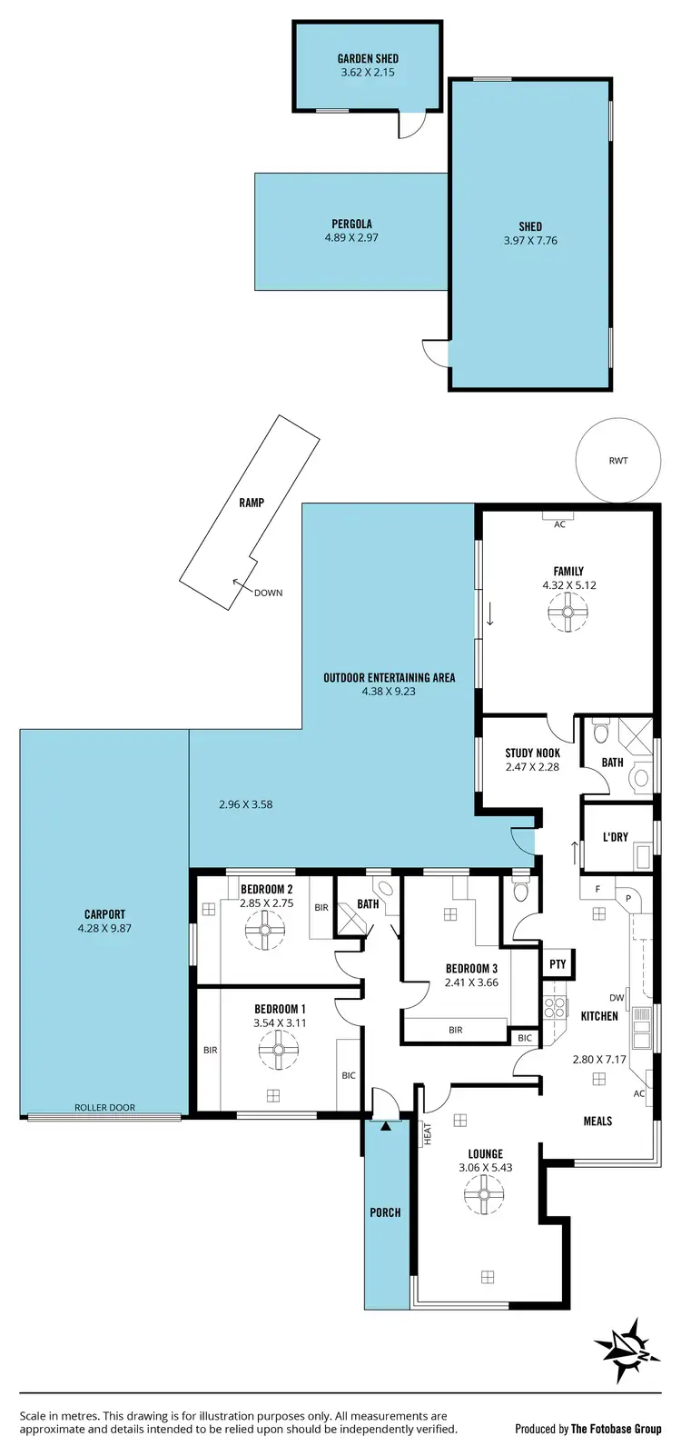 Floorplan of Homely house listing, 12 Laurence Street, Dover Gardens SA 5048