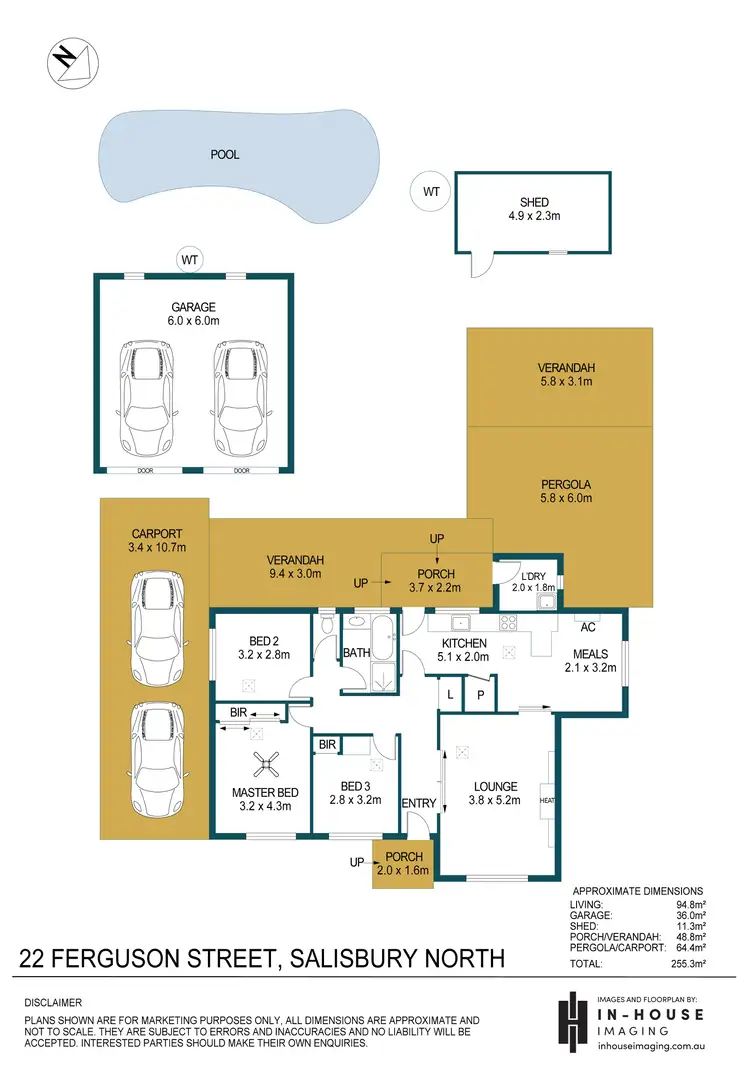 Floorplan of Homely house listing, 22 Ferguson Street, Salisbury North SA 5108