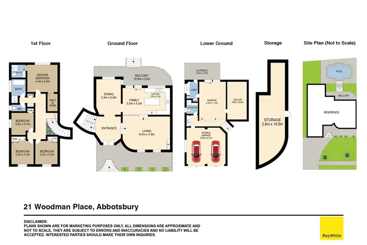 Floorplan of Homely house listing, 21 Woodman Place, Abbotsbury NSW 2176