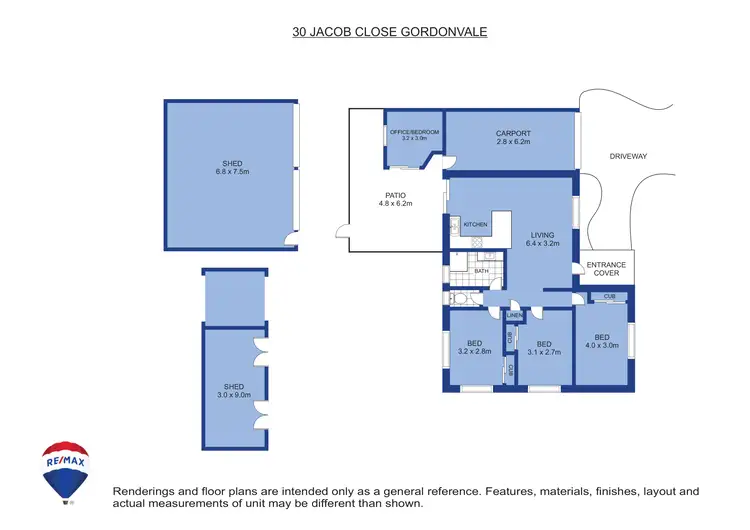 Floorplan of Homely house listing, 30 Jacob Close, Gordonvale QLD 4865