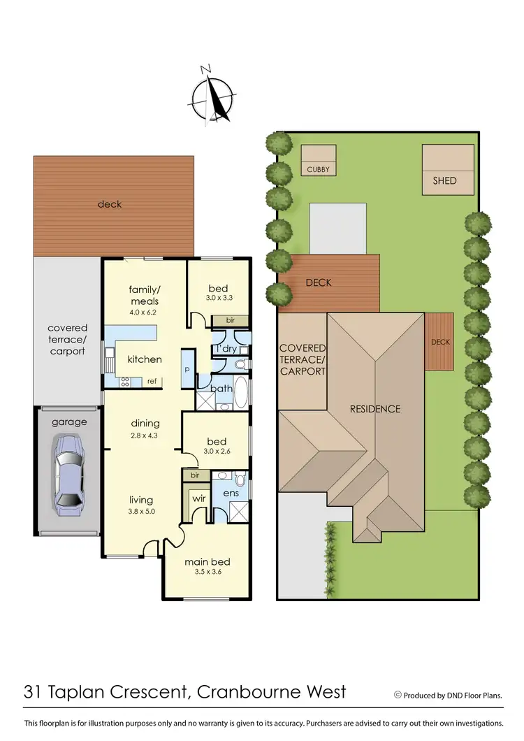 Floorplan of Homely house listing, 31 Taplan Crescent, Cranbourne West VIC 3977