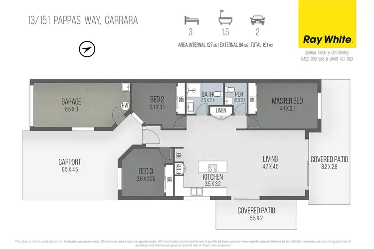 Floorplan of Homely house listing, 13/151 Pappas Way, Carrara QLD 4211