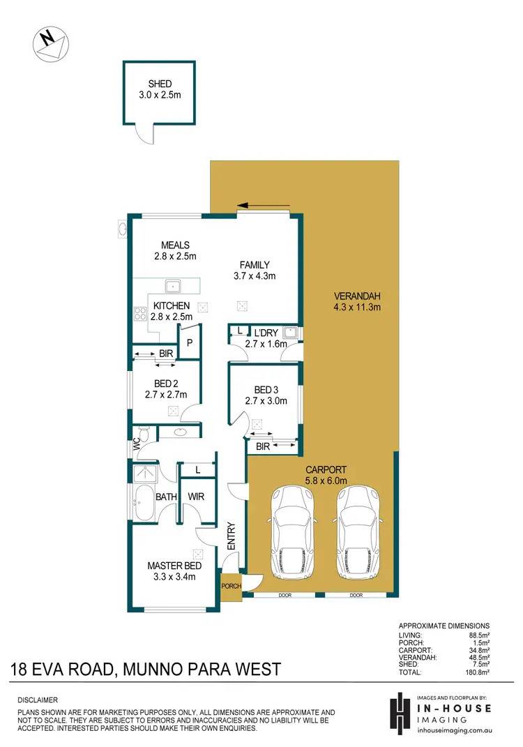 Floorplan of Homely house listing, 18 Eva Road, Munno Para West SA 5115