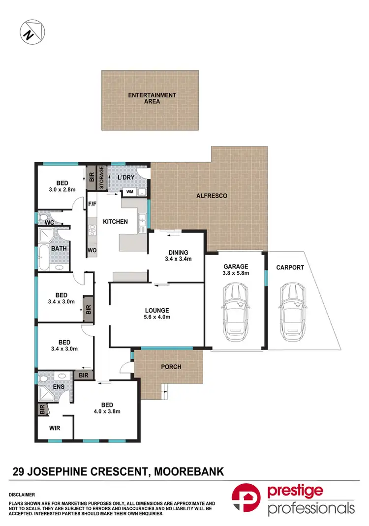 Floorplan of Homely house listing, 29 Josephine Crescent, Moorebank NSW 2170