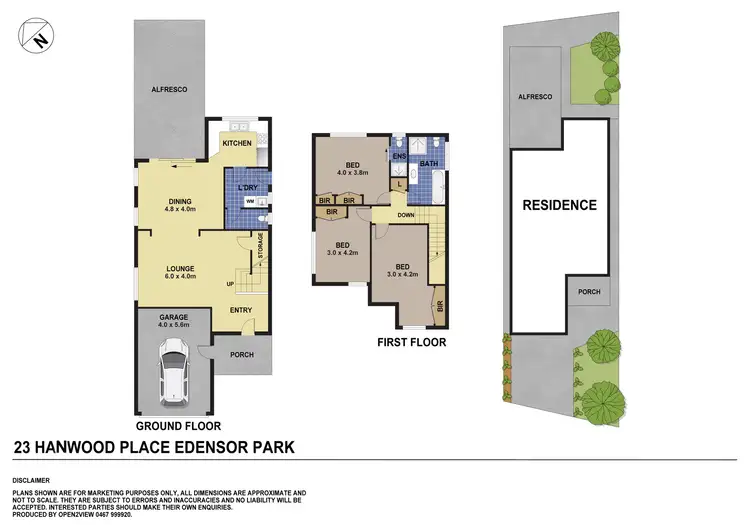Floorplan of Homely house listing, 23 Hanwood Place, Edensor Park NSW 2176