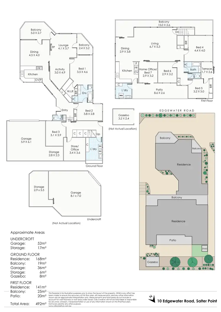 Floorplan of Homely house listing, 10 Edgewater Road, Salter Point WA 6152