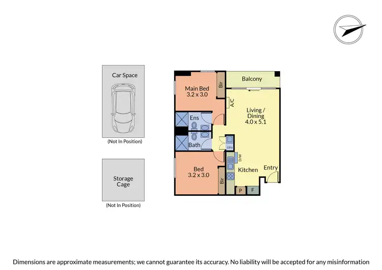 Floorplan of Homely apartment listing, 407A/400 Burwood Highway, Wantirna South VIC 3152