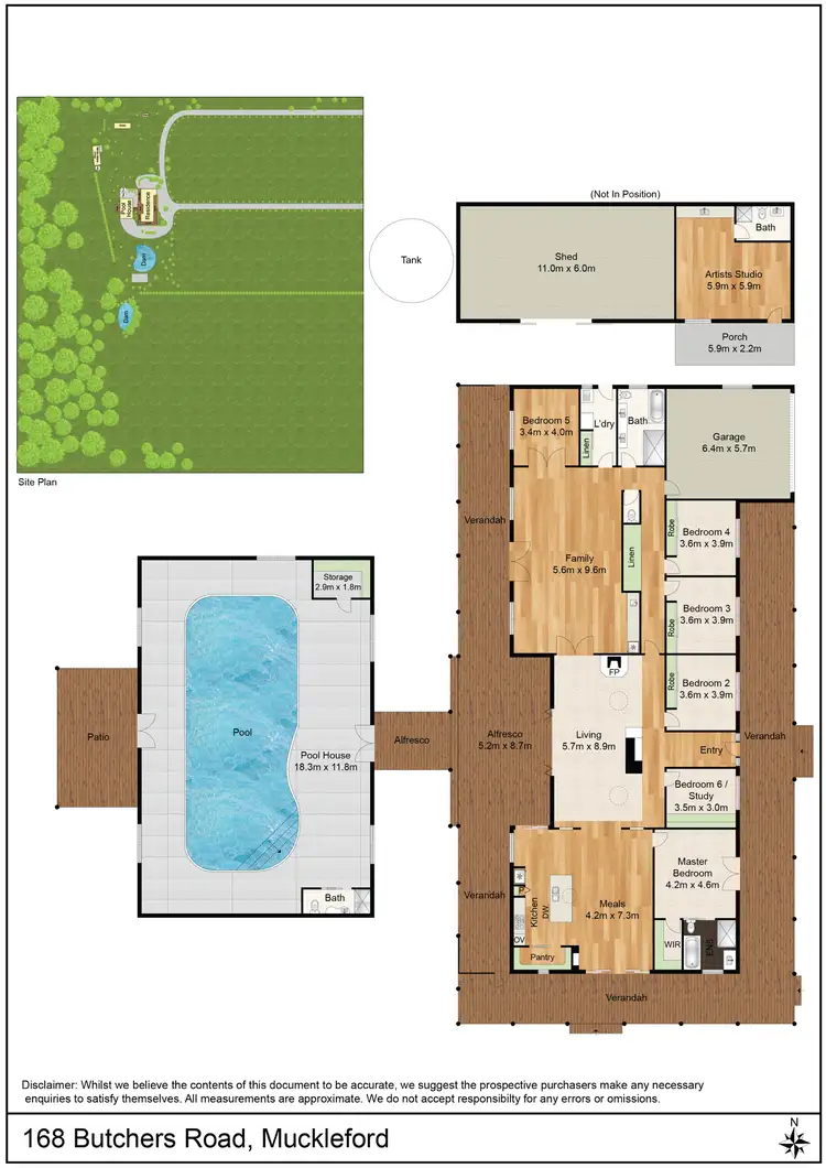 Floorplan of Homely house listing, 168 Butchers Road, Muckleford VIC 3451