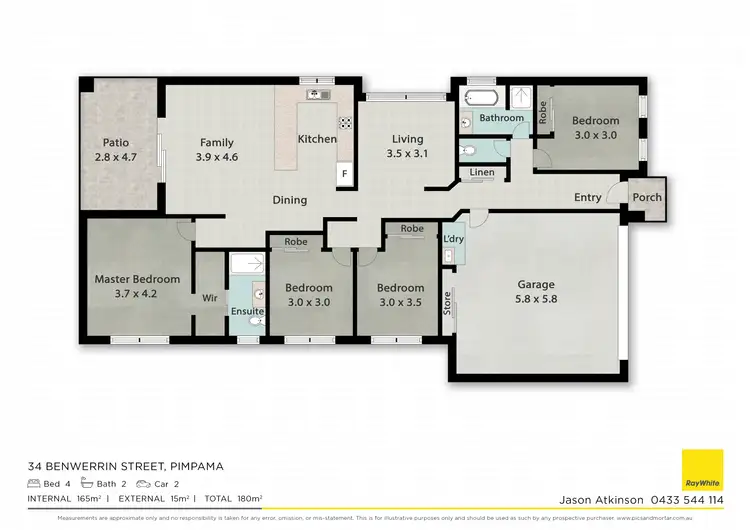 Floorplan of Homely house listing, 34 Benwerrin Street, Pimpama QLD 4209