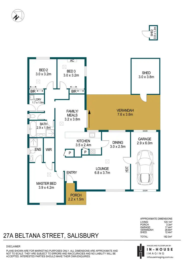 Floorplan of Homely house listing, 27A Beltana Street, Salisbury SA 5108