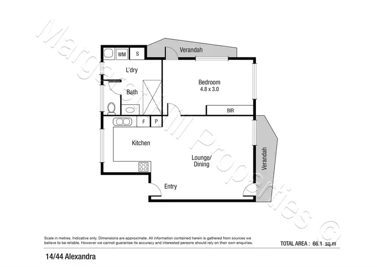Floorplan of Homely unit listing, 12/44 Alexandra Street, North Ward QLD 4810