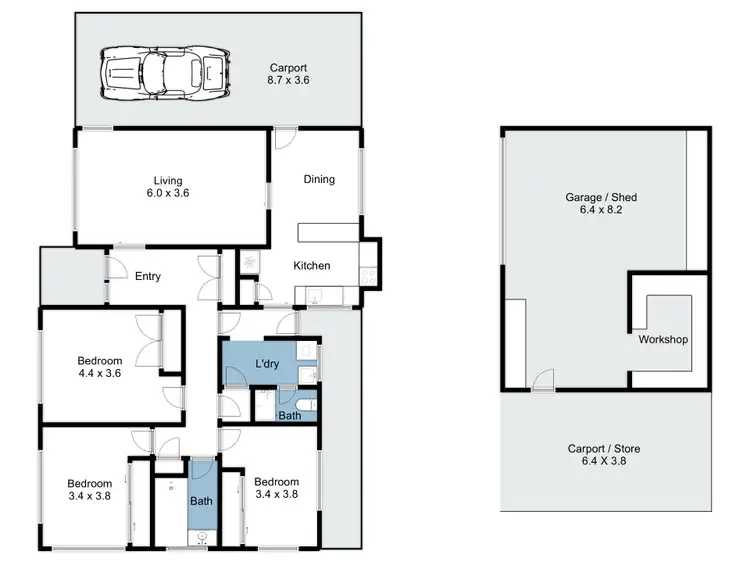 Floorplan of Homely house listing, 31 Maud Street, Benalla VIC 3672