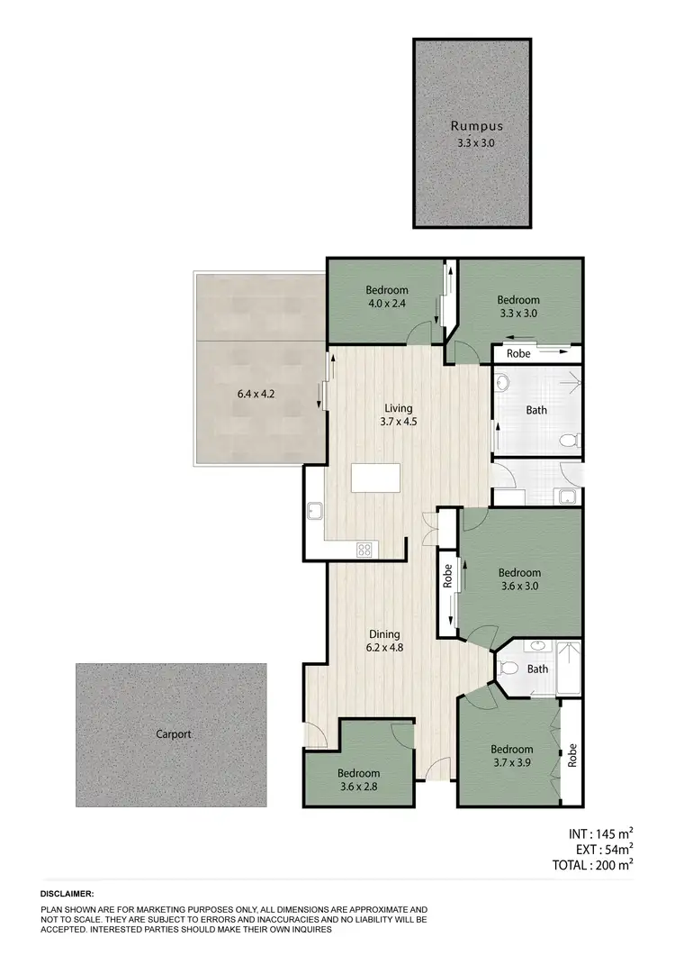 Floorplan of Homely house listing, 11 Abelia Crescent, Kippa-Ring QLD 4021