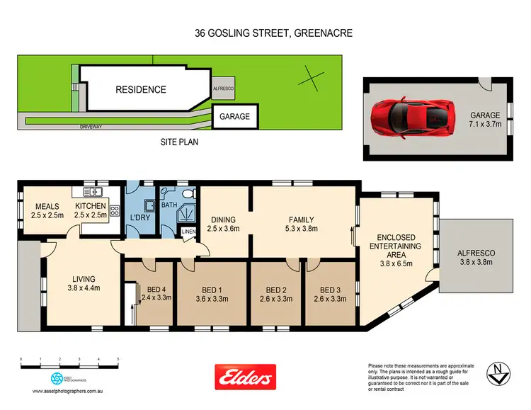 Floorplan of Homely house listing, 36 Gosling Street, Greenacre NSW 2190