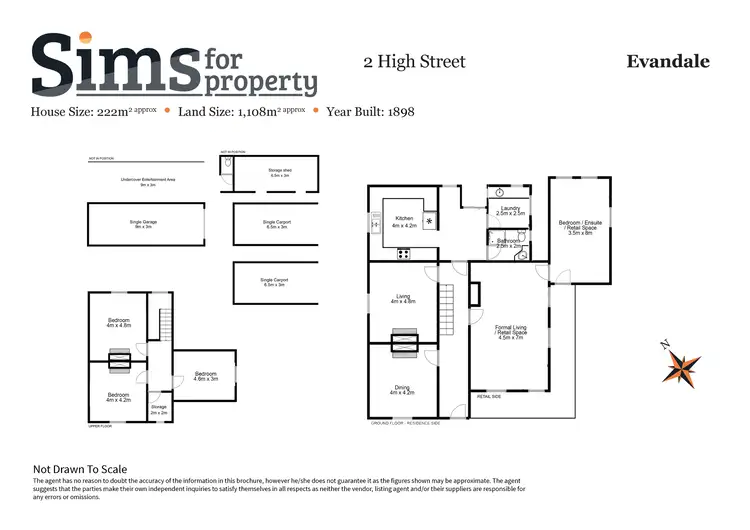 Floorplan of Homely house listing, 2 High Street, Evandale TAS 7212