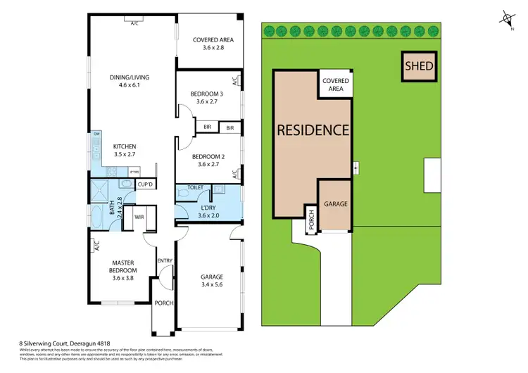 Floorplan of Homely house listing, 8 Silverwing Court, Deeragun QLD 4818