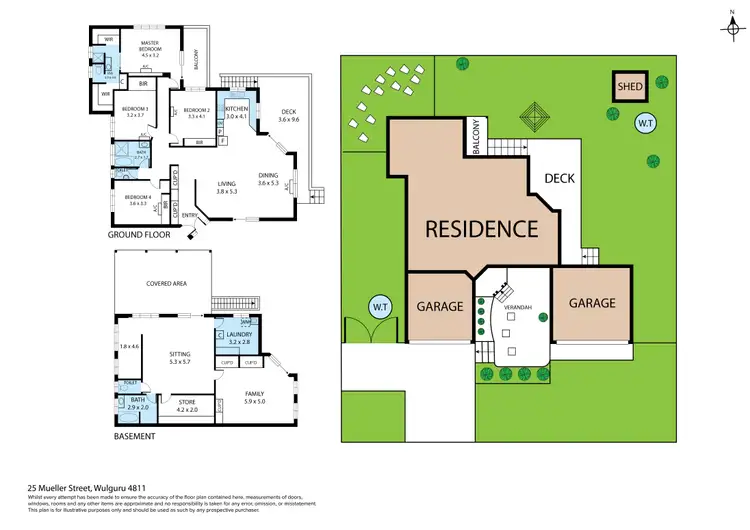 Floorplan of Homely house listing, 25 Mueller Street, Wulguru QLD 4811