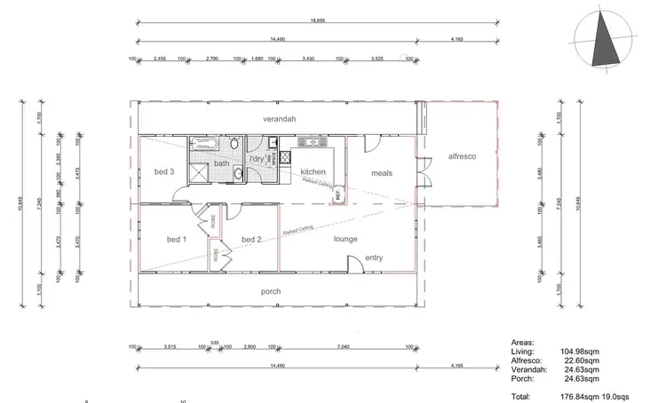 Floorplan of Homely house listing, 47 Carinya Street, Crestmead QLD 4132