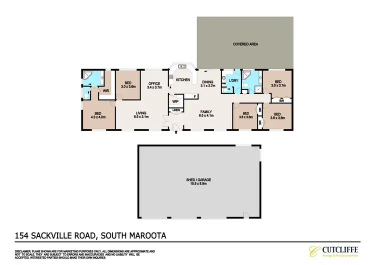 Floorplan of Homely rural property listing, 154 Sackville Ferry Road, South Maroota NSW 2756