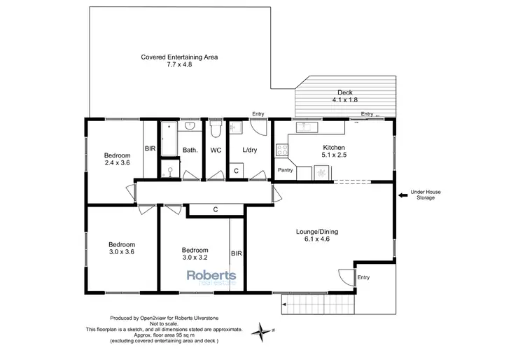 Floorplan of Homely house listing, 20 Clarke Street, Ulverstone TAS 7315
