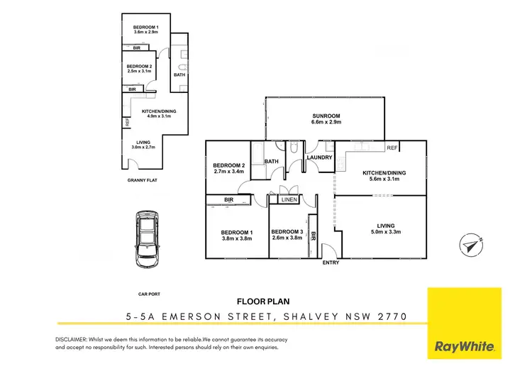 Floorplan of Homely house listing, 5&5A Emerson Street, Shalvey NSW 2770