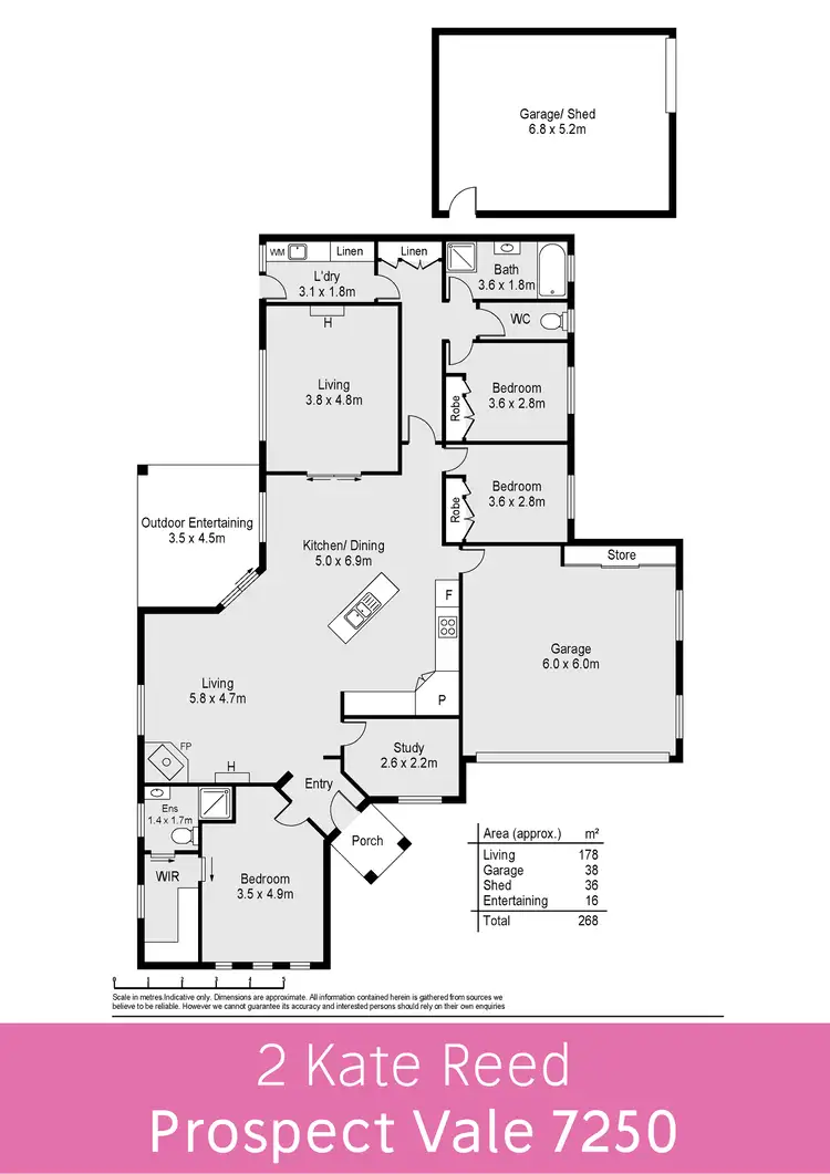 Floorplan of Homely house listing, 2 Kate Reed Drive, Prospect Vale TAS 7250