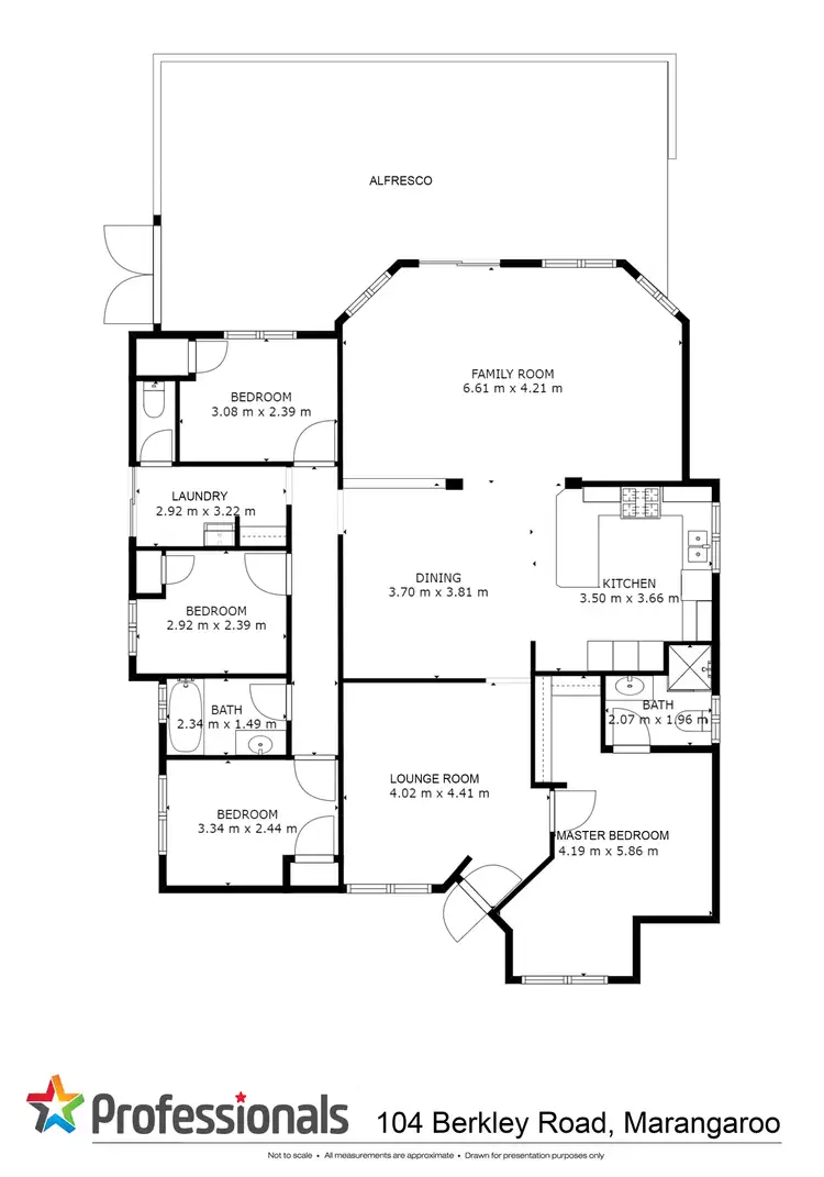 Floorplan of Homely house listing, 104 Berkley Road, Marangaroo WA 6064