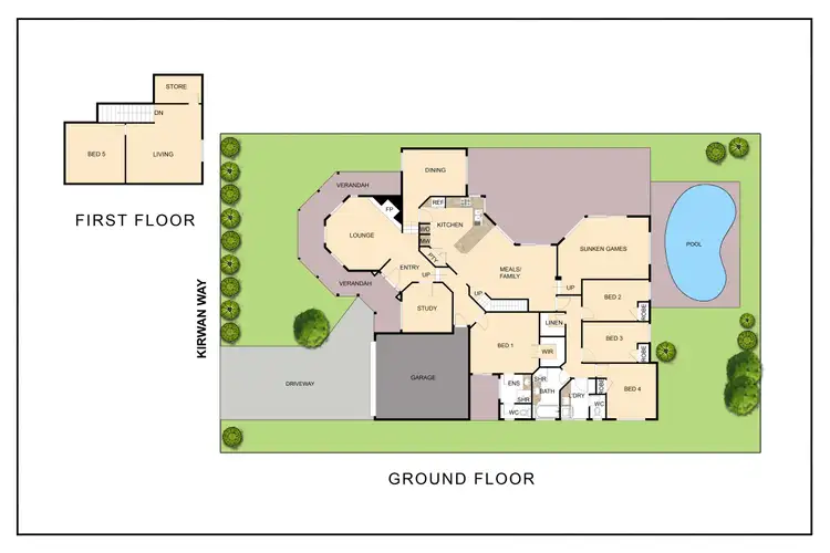 Floorplan of Homely house listing, 8 Kirwan Way, Winthrop WA 6150