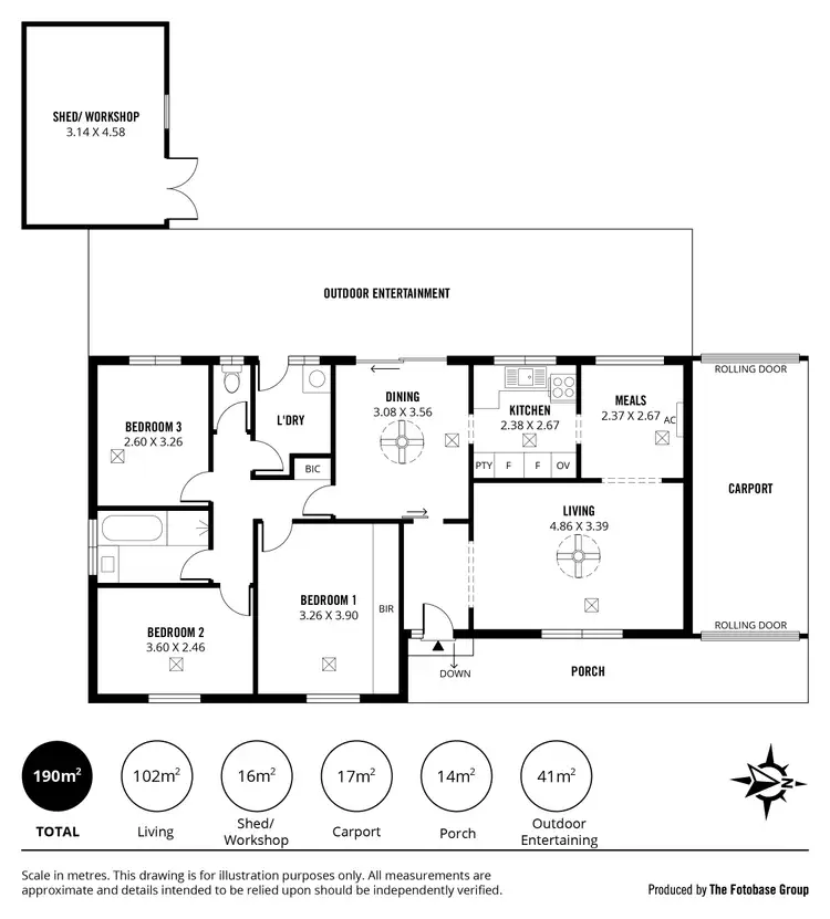 Floorplan of Homely house listing, 22 Andrea Street, Highbury SA 5089