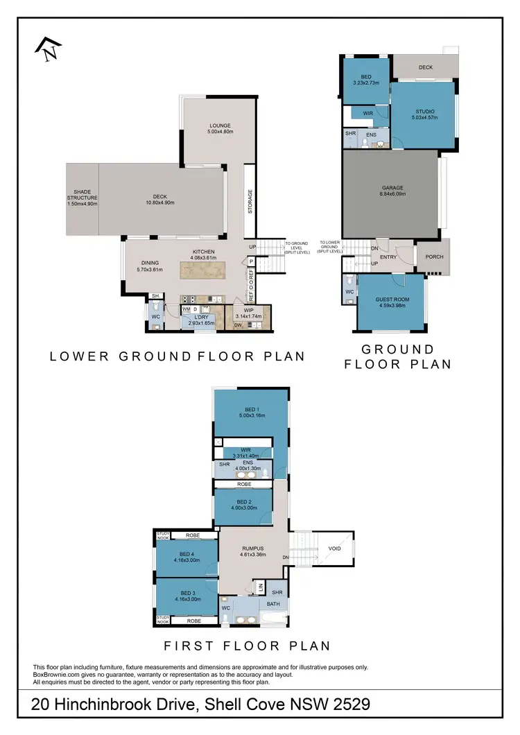Floorplan of Homely house listing, 20 Hinchinbrook Drive, Shell Cove NSW 2529