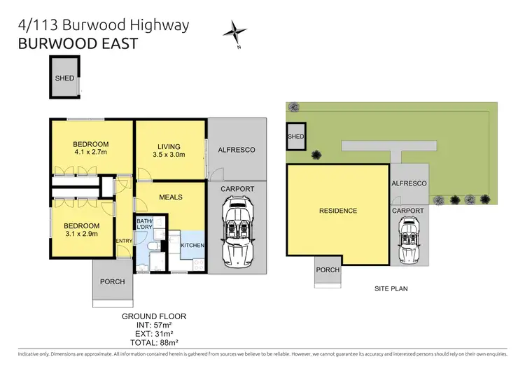 Floorplan of Homely apartment listing, 4/113 Burwood Highway, Burwood East VIC 3151