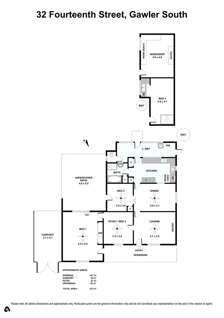 Floorplan of Homely house listing, 32 Fourteenth Street, Gawler South SA 5118